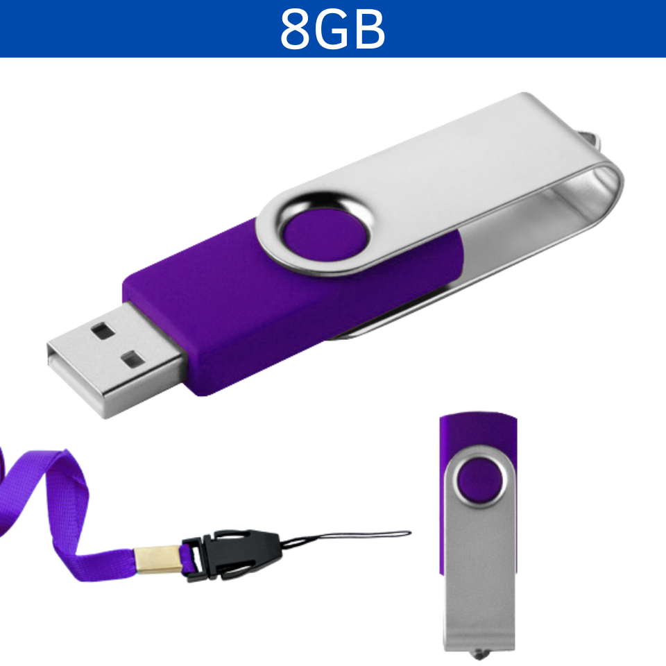 USB London Giratoria 8GB vista 3