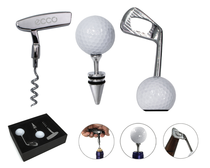Set de Accesorios para Vino de Golf Golfito