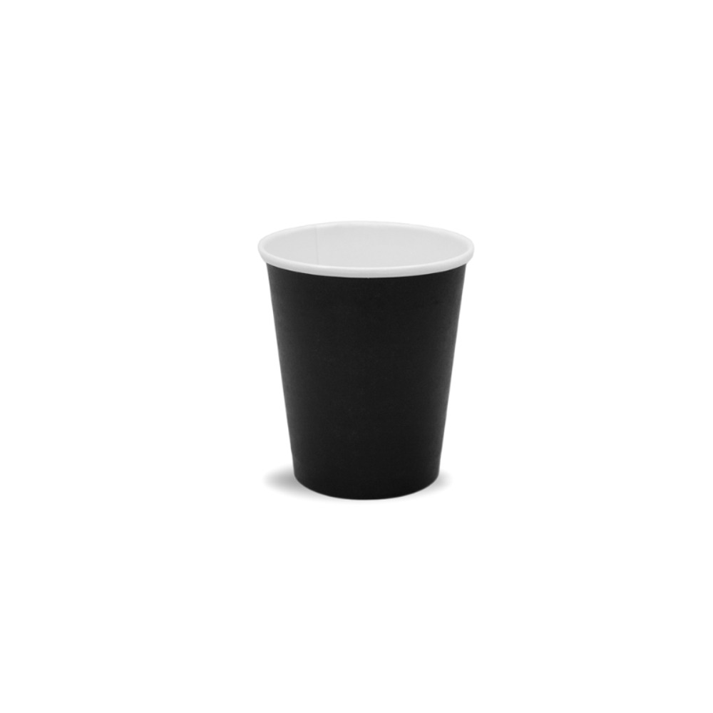 Vaso De Papel Bebida Caliente 8 Oz Negro