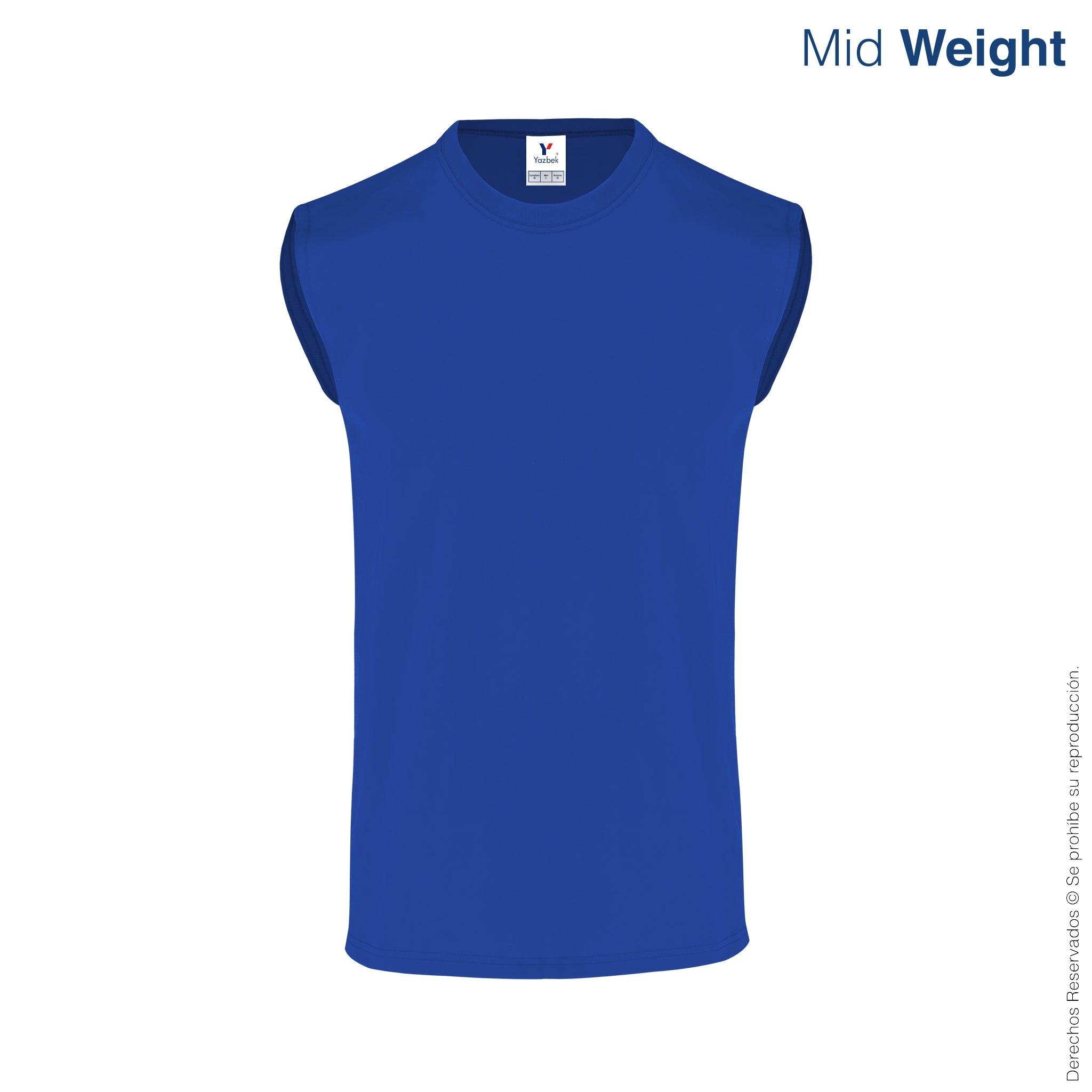 Playera Cuello Redondo Sin Mangas C0310 vista 2