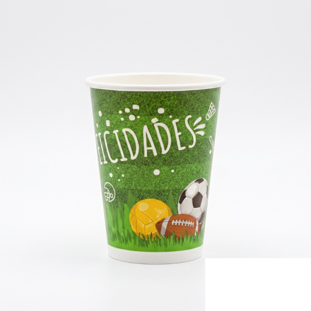 Vaso De Papel Bebida Fría 9 Oz Boys
