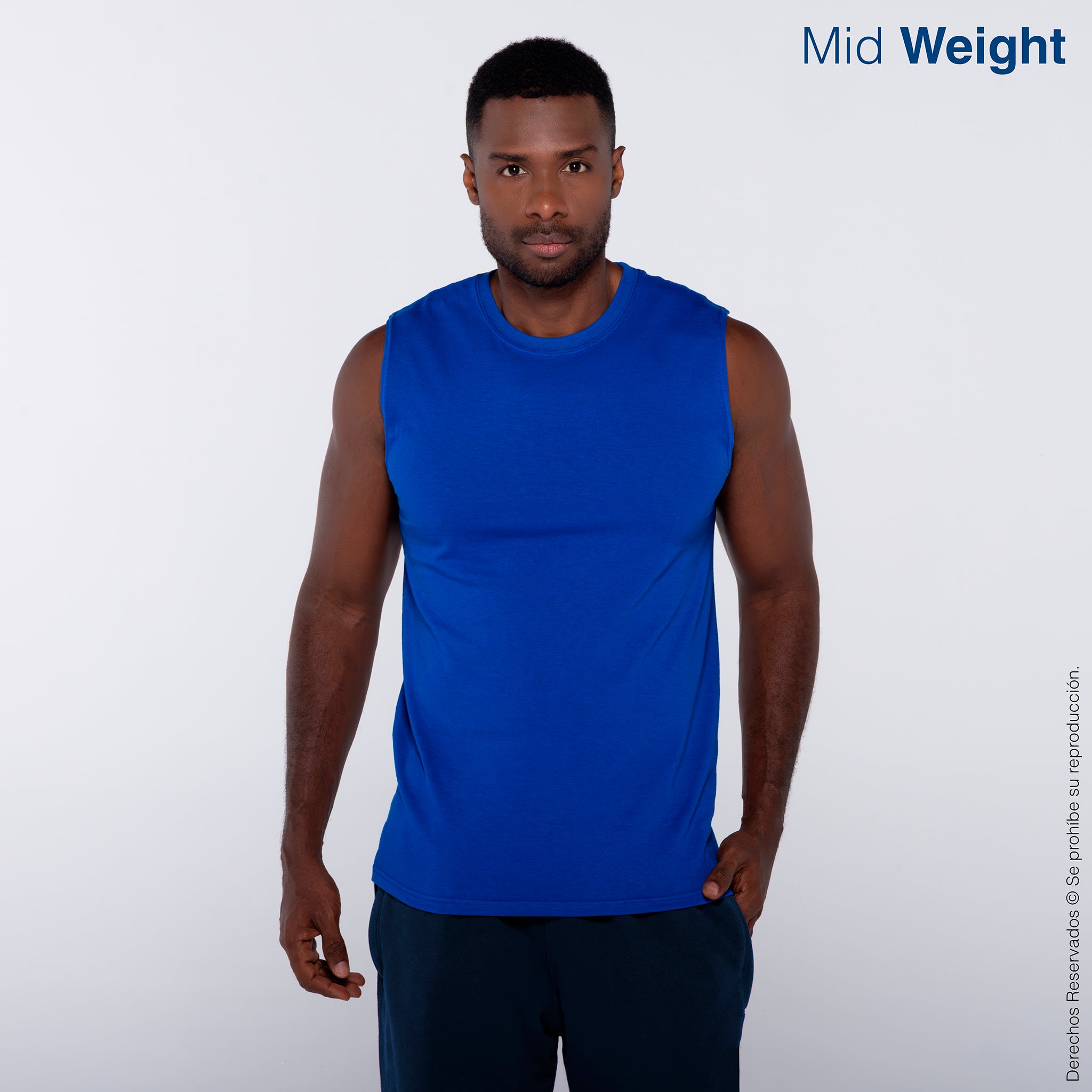 Playera Cuello Redondo Sin Mangas C0310