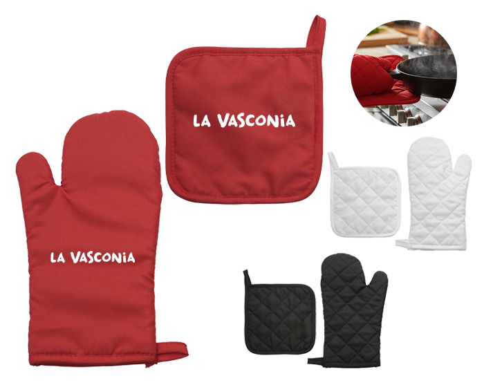 Set de guante y agarradera Poncho