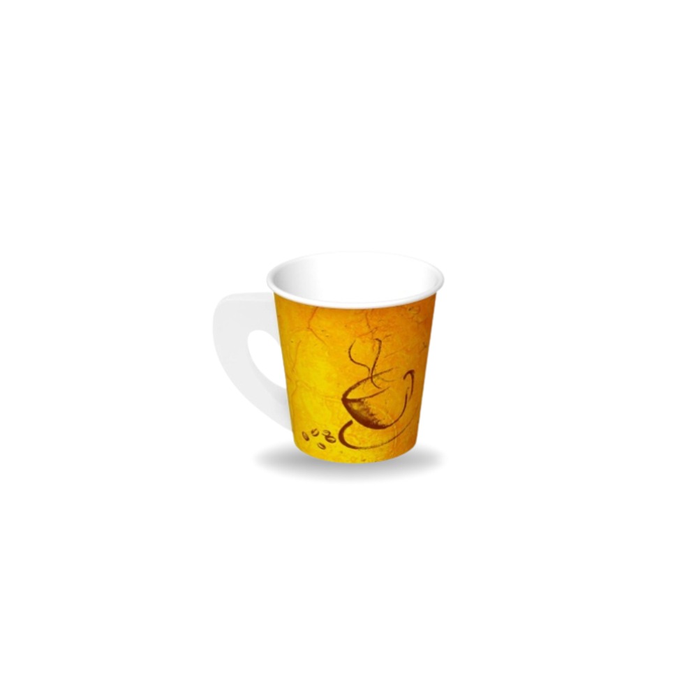 Vaso Papel Bebida Caliente Con Asa 4 Oz Soho
