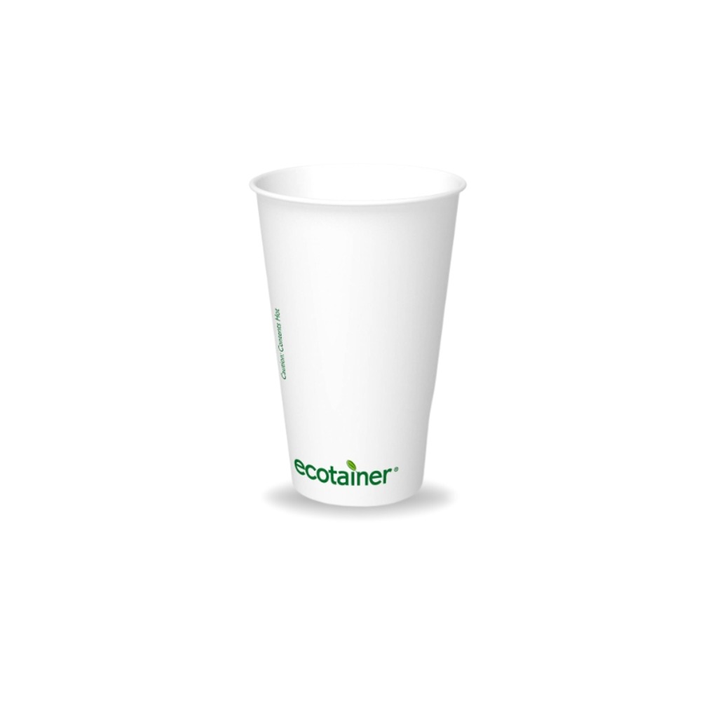 Vaso Papel Bebida Caliente Ecotainer 16 Oz Carte Blanc