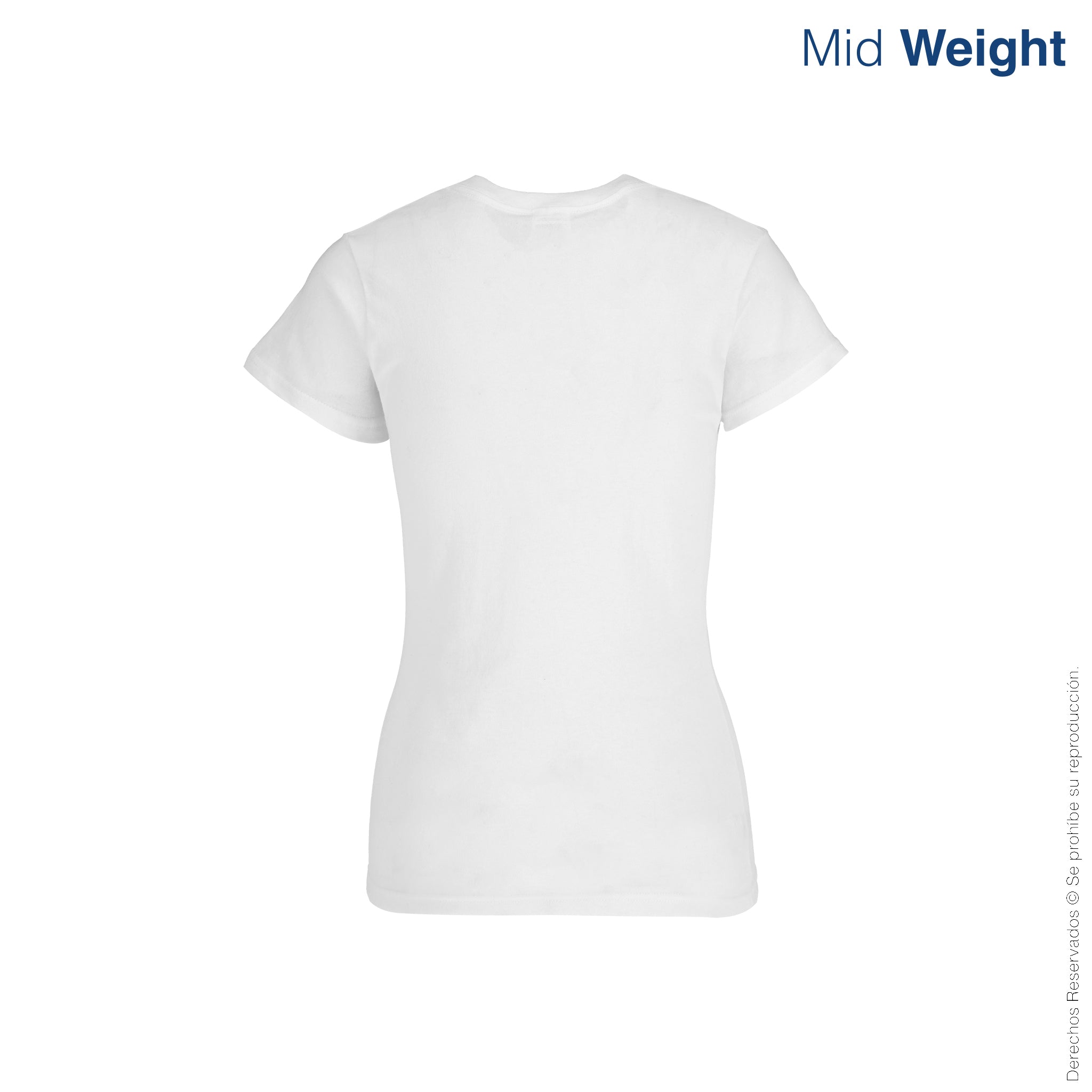 Playera Cuello V Manga Corta D0306 vista 3