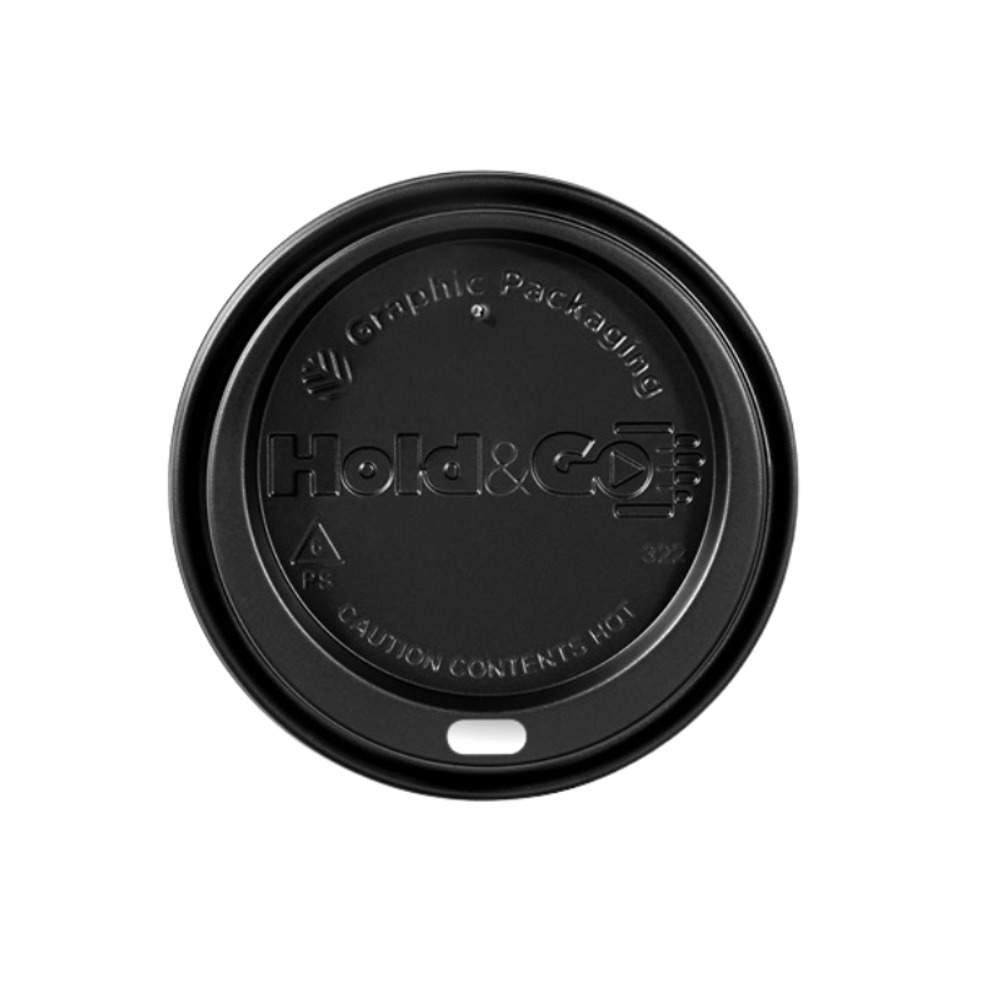Tapa Domo Hold&Go 8 Oz Negra