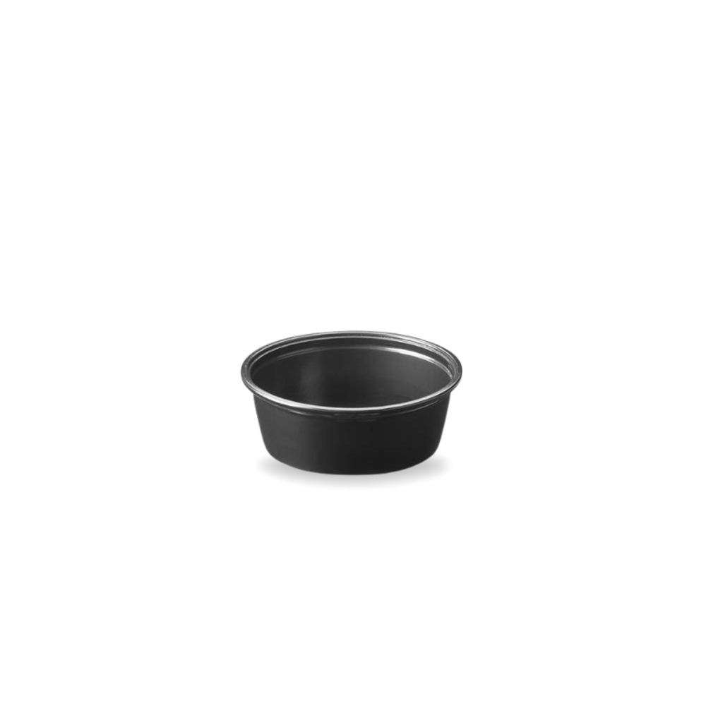 Vaso Souffle Polipropileno 2 Oz Negro