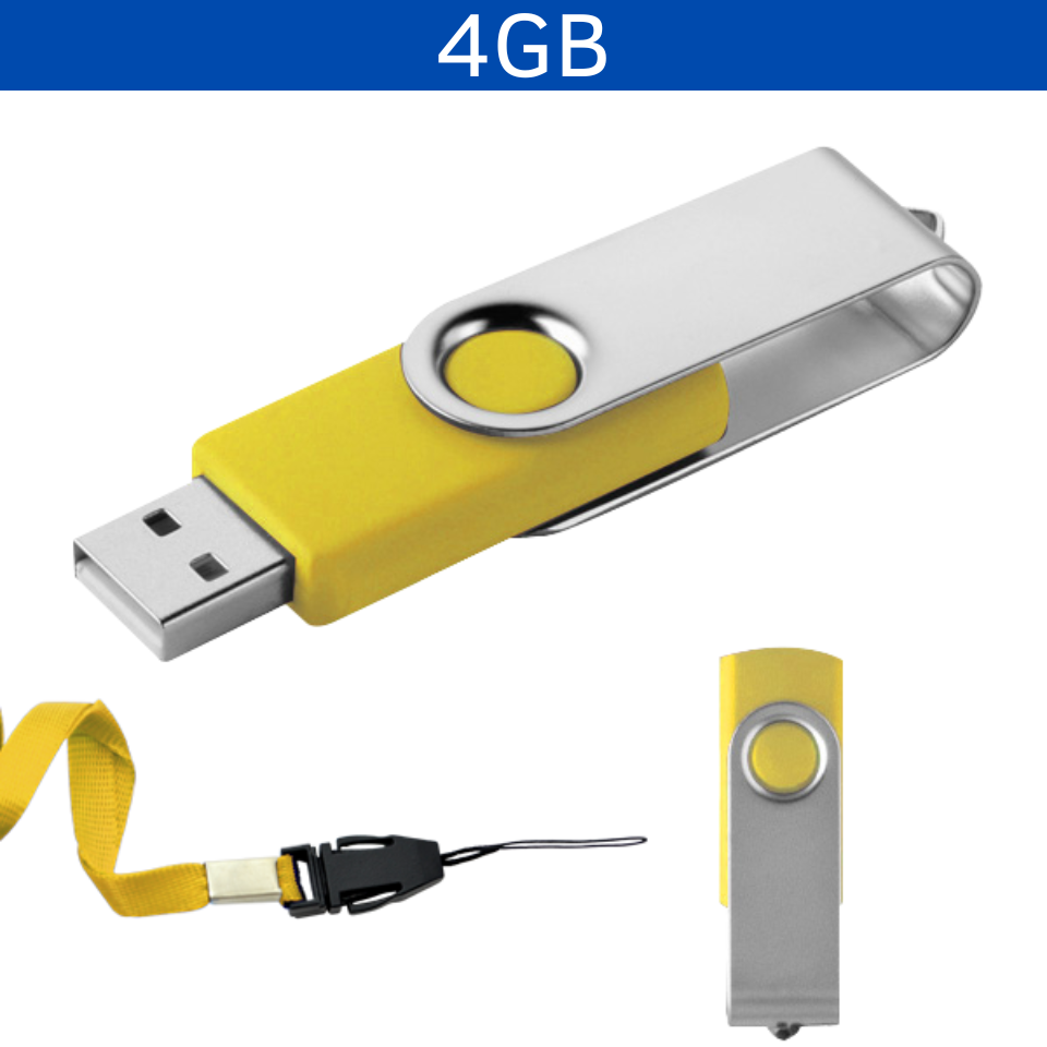 USB London Giratoria 4GB vista 4