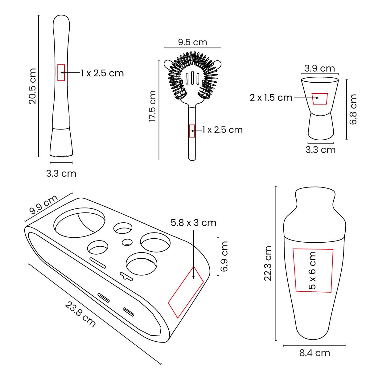Set Shaker Mixare vista 7