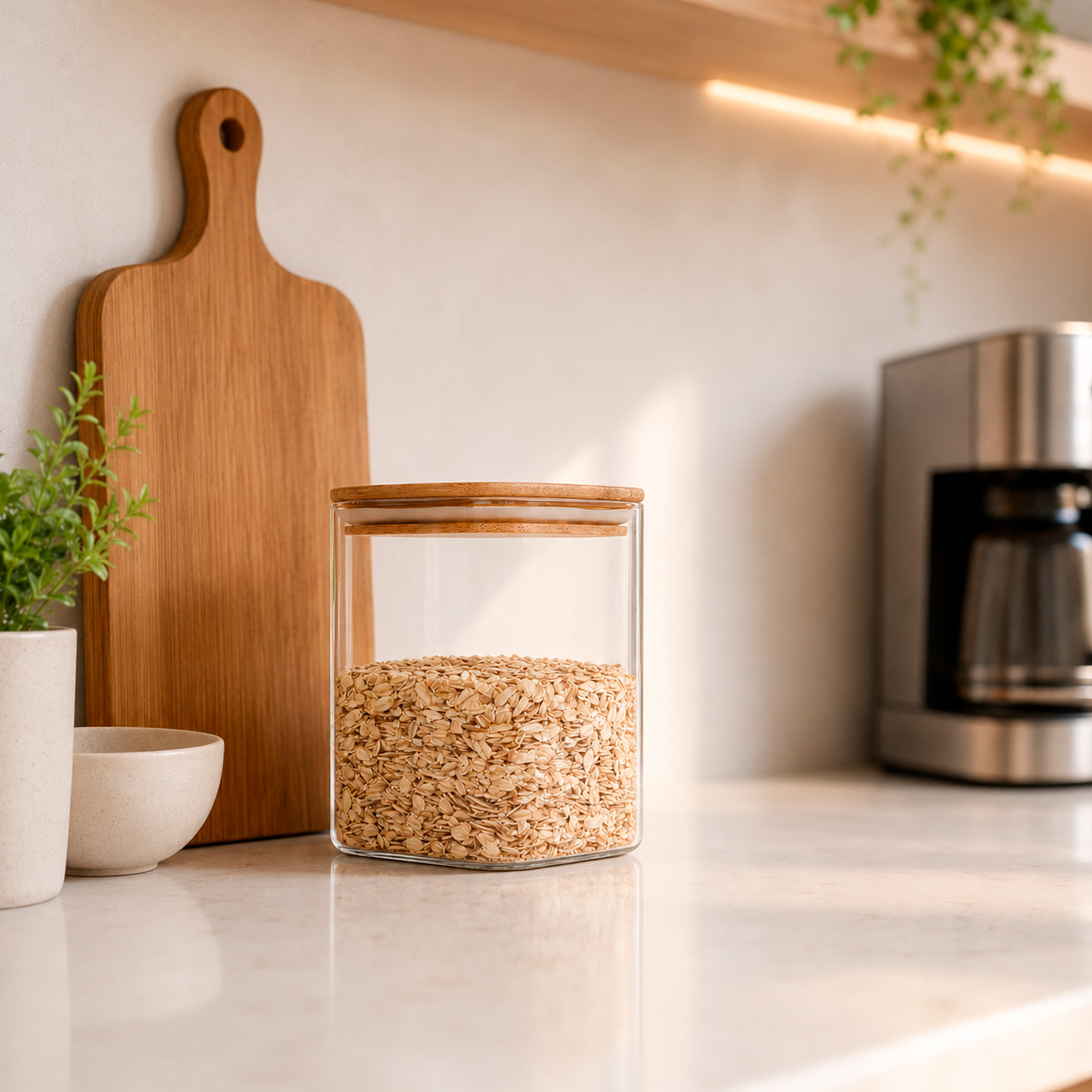 Recipiente de vidrio Teff