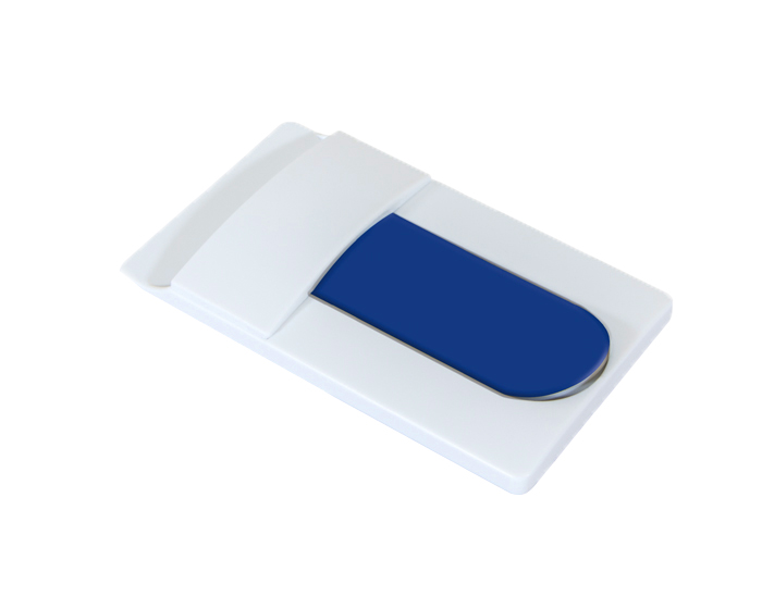 Soporte para celular con tarjetero Stay color Azul
