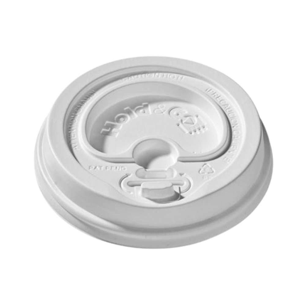 Tapa Domo Lock Back Hold&Go 16 Oz Blanca
