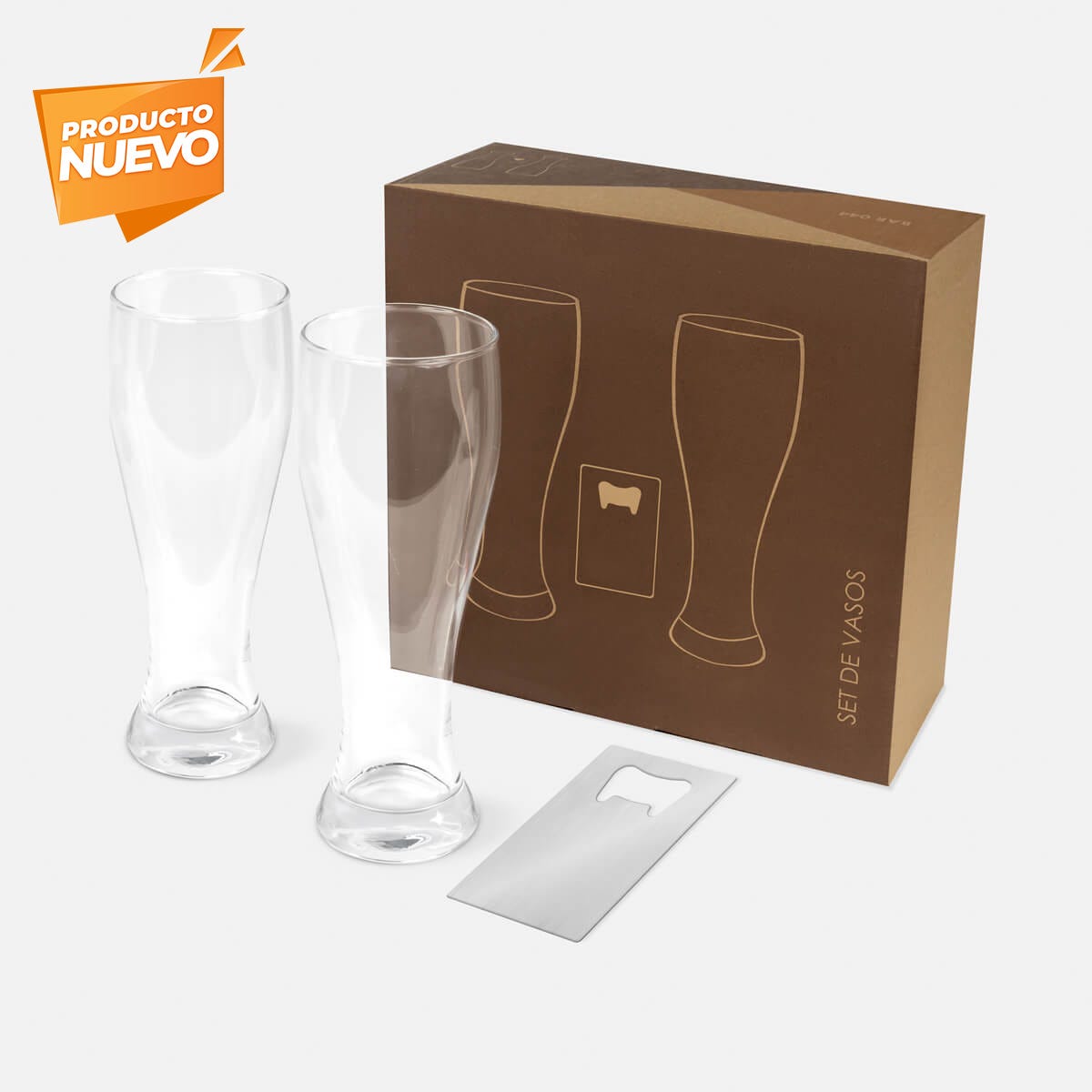 Set de Vasos para Cerveza Maltis