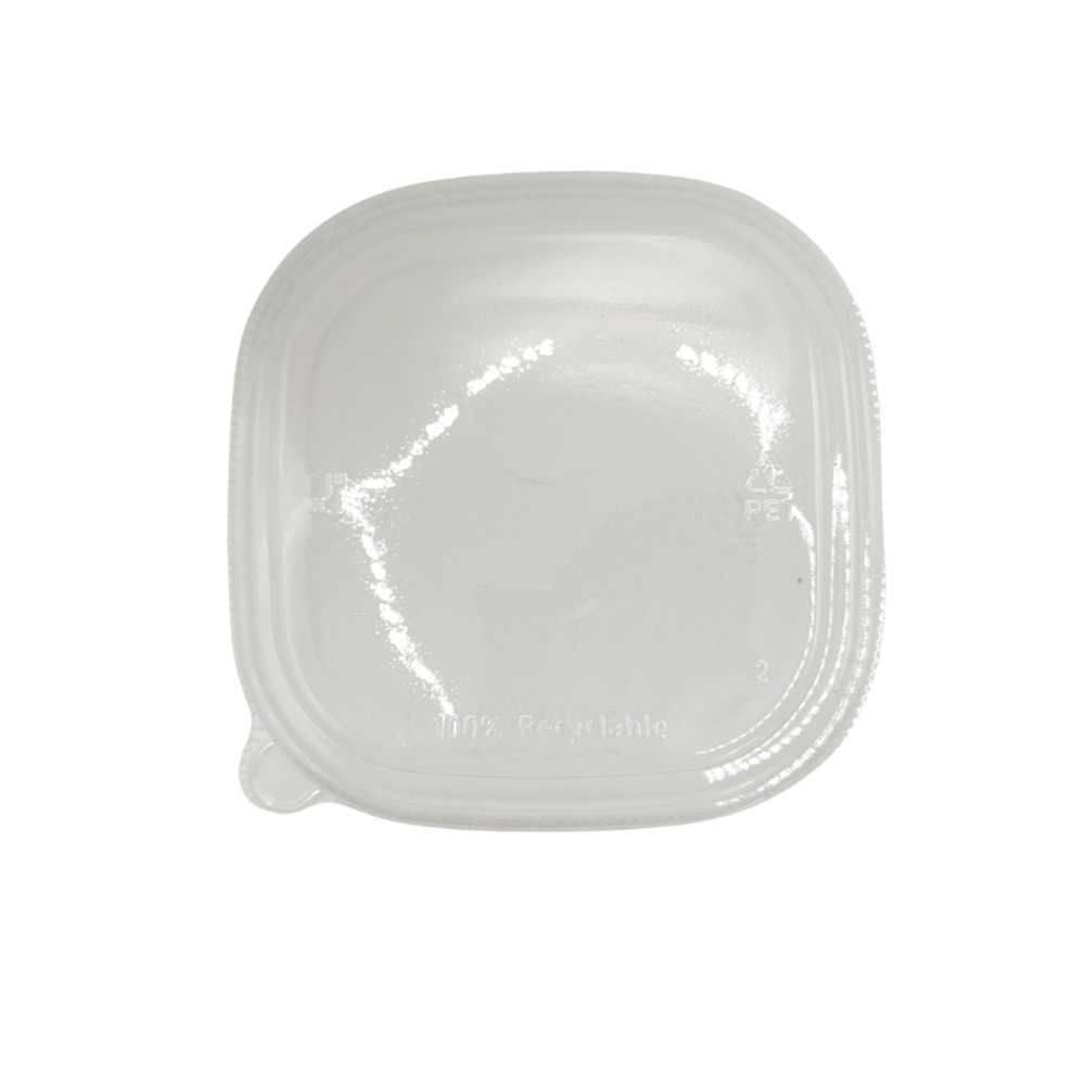Tapa Pet Para Contenedor Cuadrado Kraft 16/22 Oz