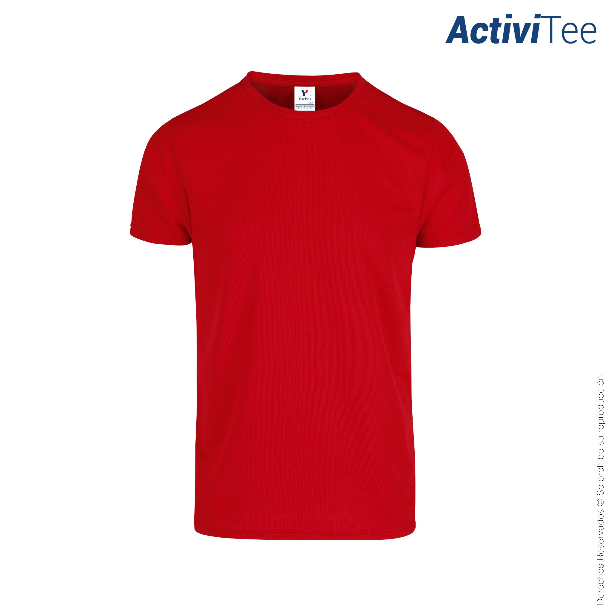 Playera Cuello Redondo Manga Corta C1302 vista 2