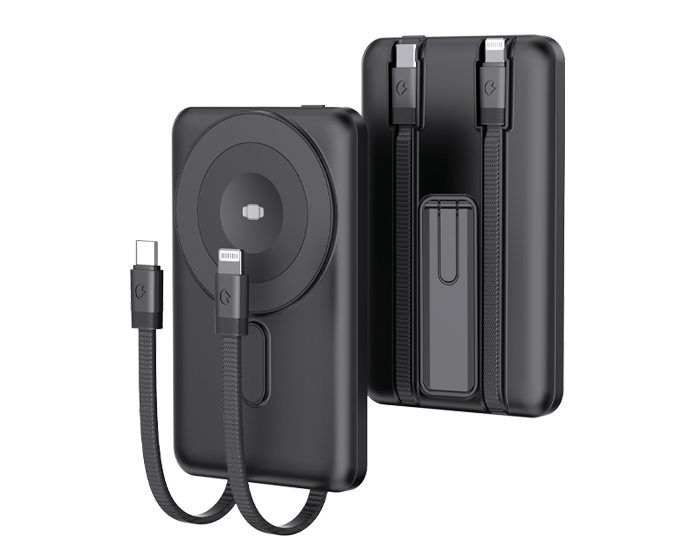 Batería inalámbrica 3 en 1 con soporte cap. 5000 mah Magnetic vista 3