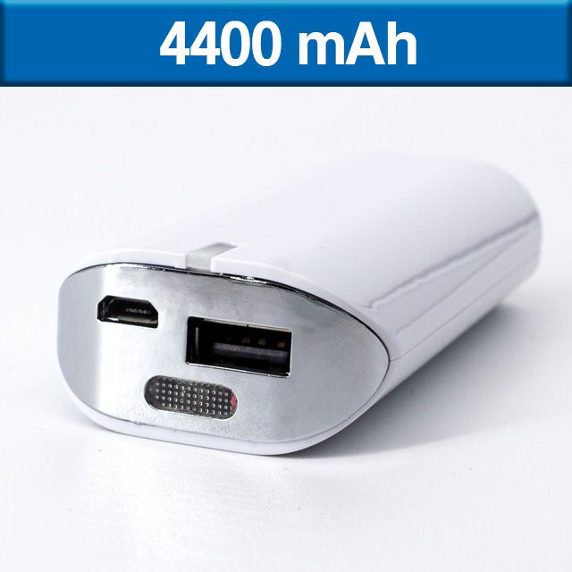 POWER BANK OVALADA DE 4,400 mAh