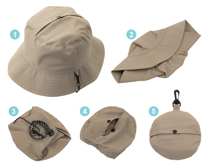 Sombrero de Pescador Plegable Gilligan vista 2
