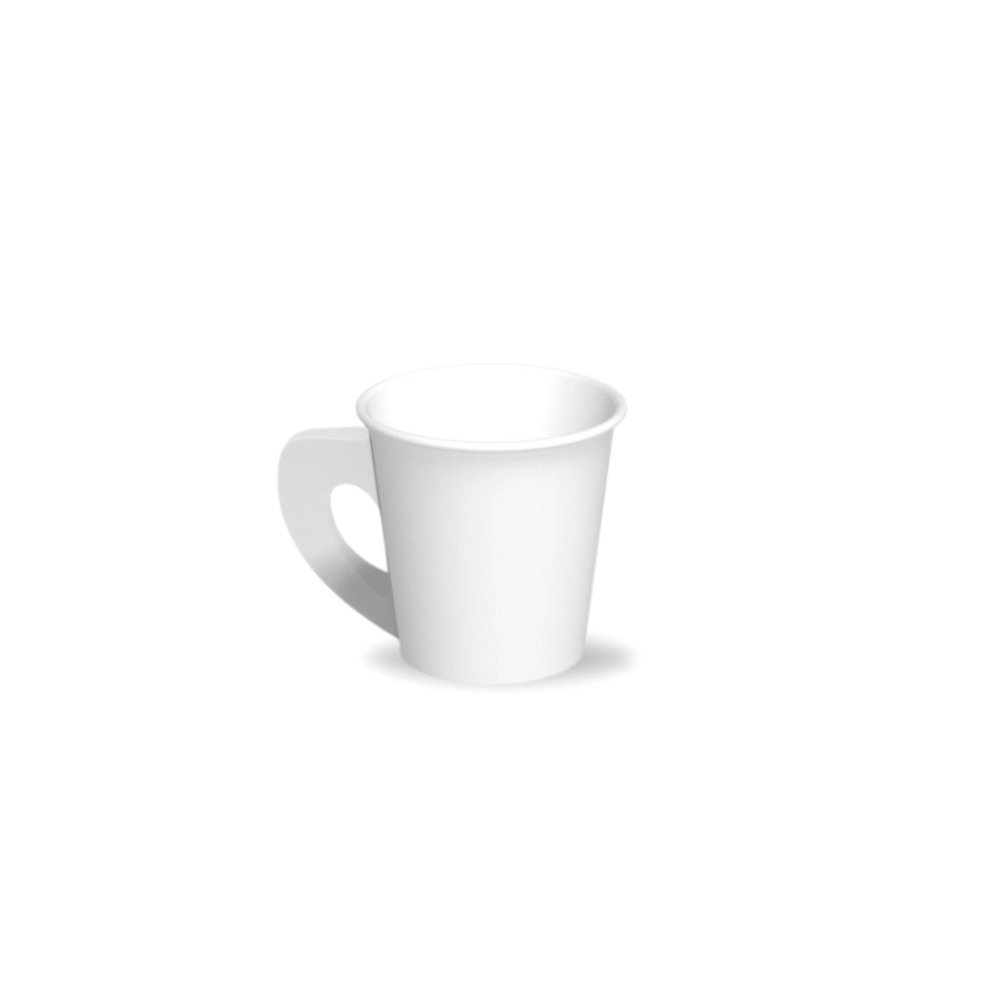 Vaso Papel Bebida Caliente Con Asa 4 Oz Carte Blanc