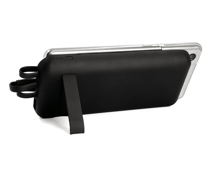 Batería portátil con ventosas 3 en 1 de carga rápida con luz cap. 10000 mah Bingo vista 5