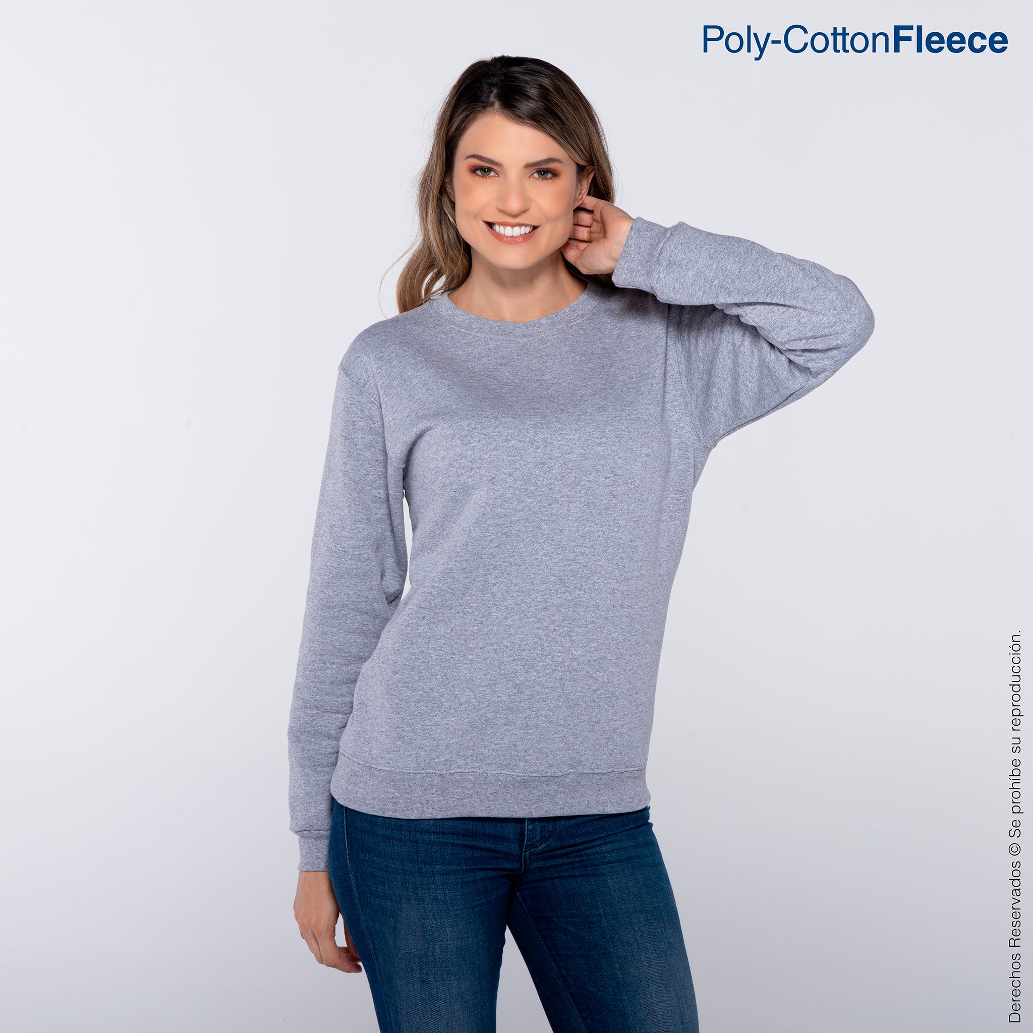 Sudadera Cuello Redondo C0700 vista 2