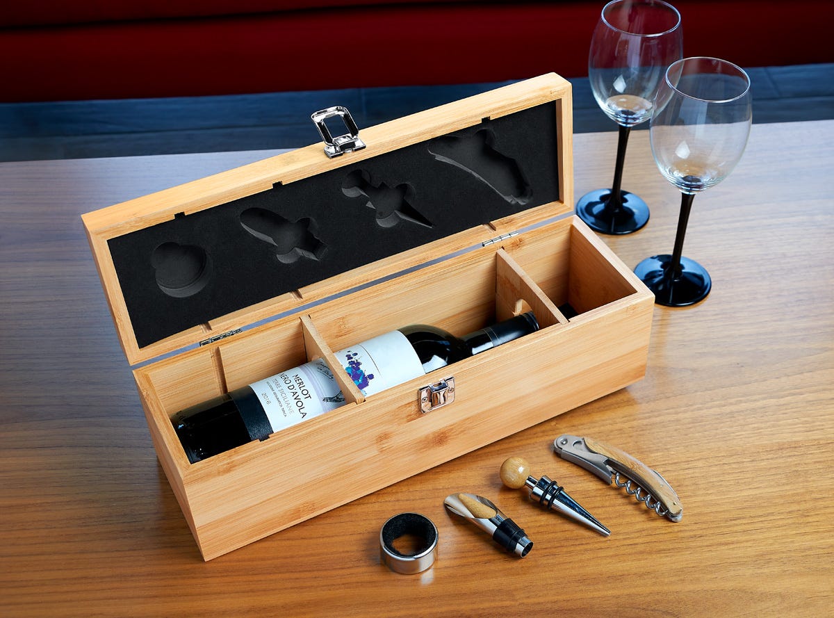 Set para Vinos Verdot vista 8
