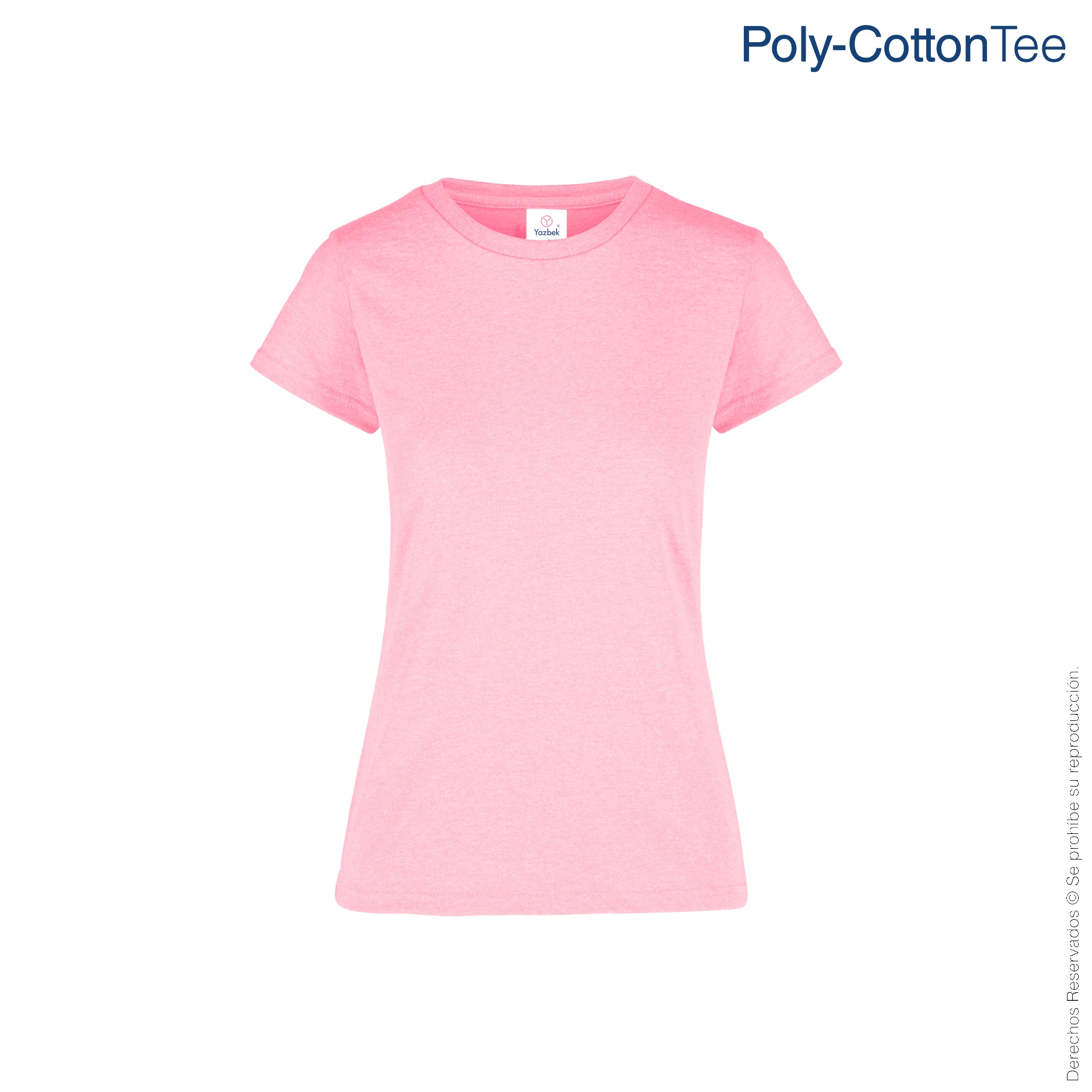 Playera Cuello Redondo Manga Corta D0250 vista 2