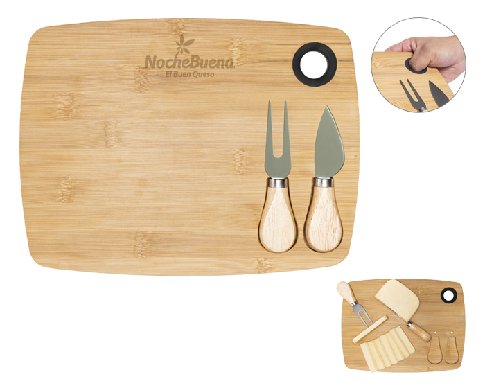 Tabla de Quesos con Arillo Cheddar
