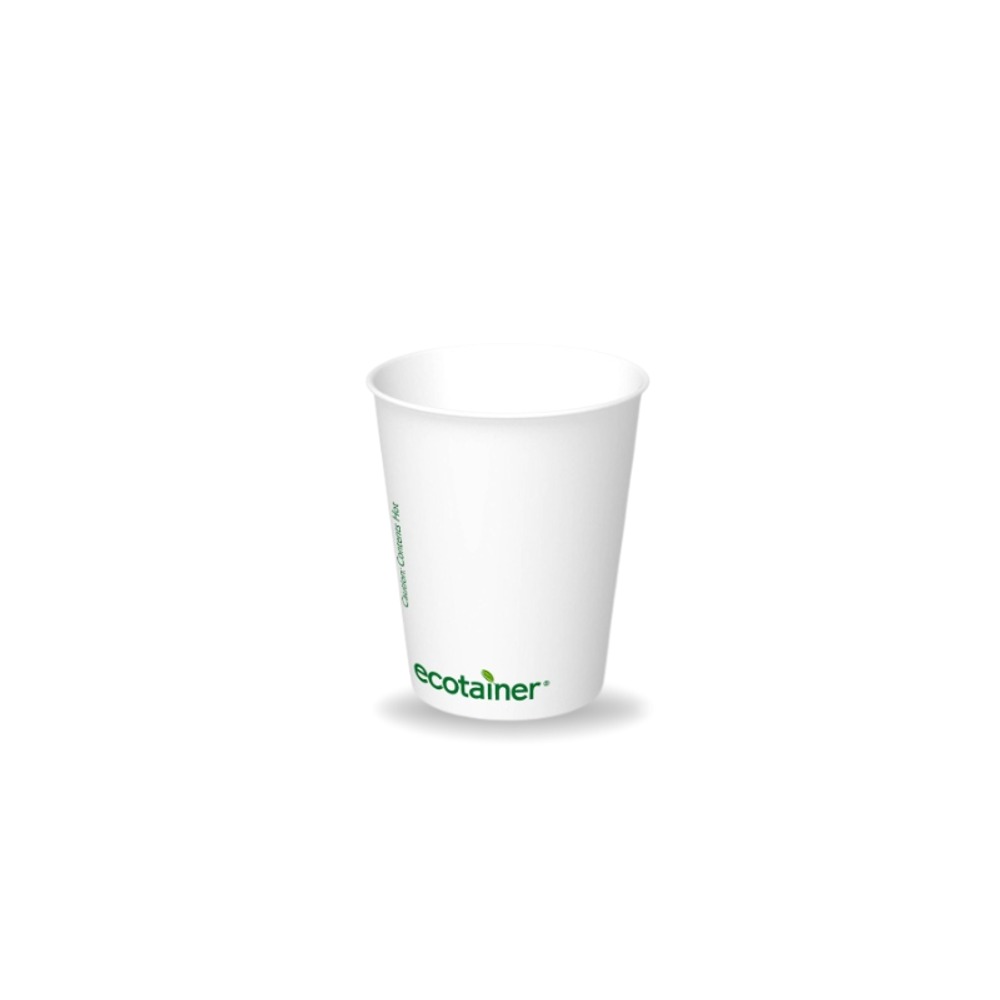 Vaso Papel Bebida Caliente Ecotainer 8 Oz Carte Blanc