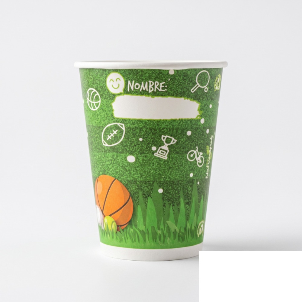 Vaso De Papel Bebida Fría 9 Oz Boys vista 1