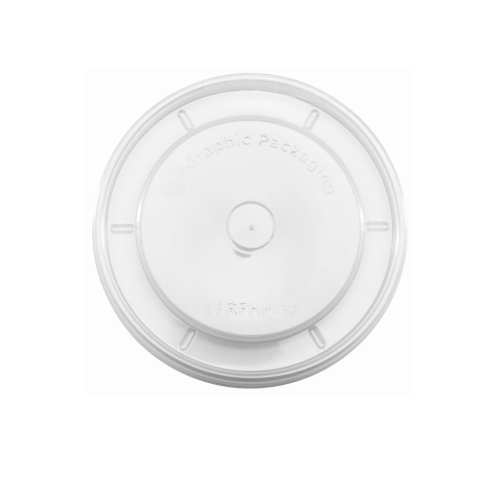 Tapa Plana Para Contenedor 16/32 Oz Traslucida