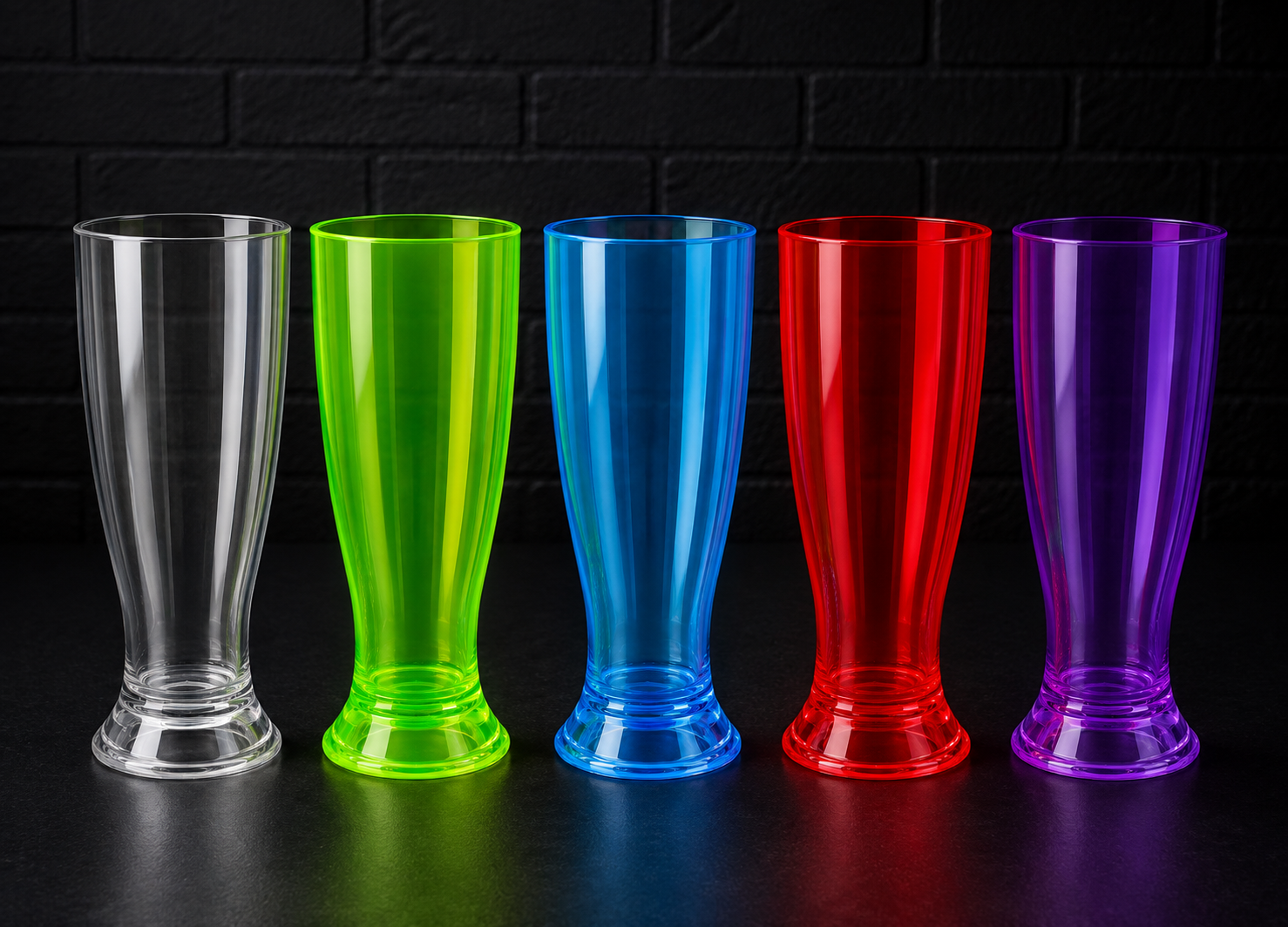 VASOS YARDA POLICRISTAL