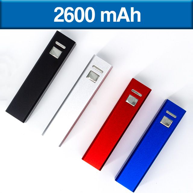 POWER BANK RECTANGULAR DE 2,600 mAh