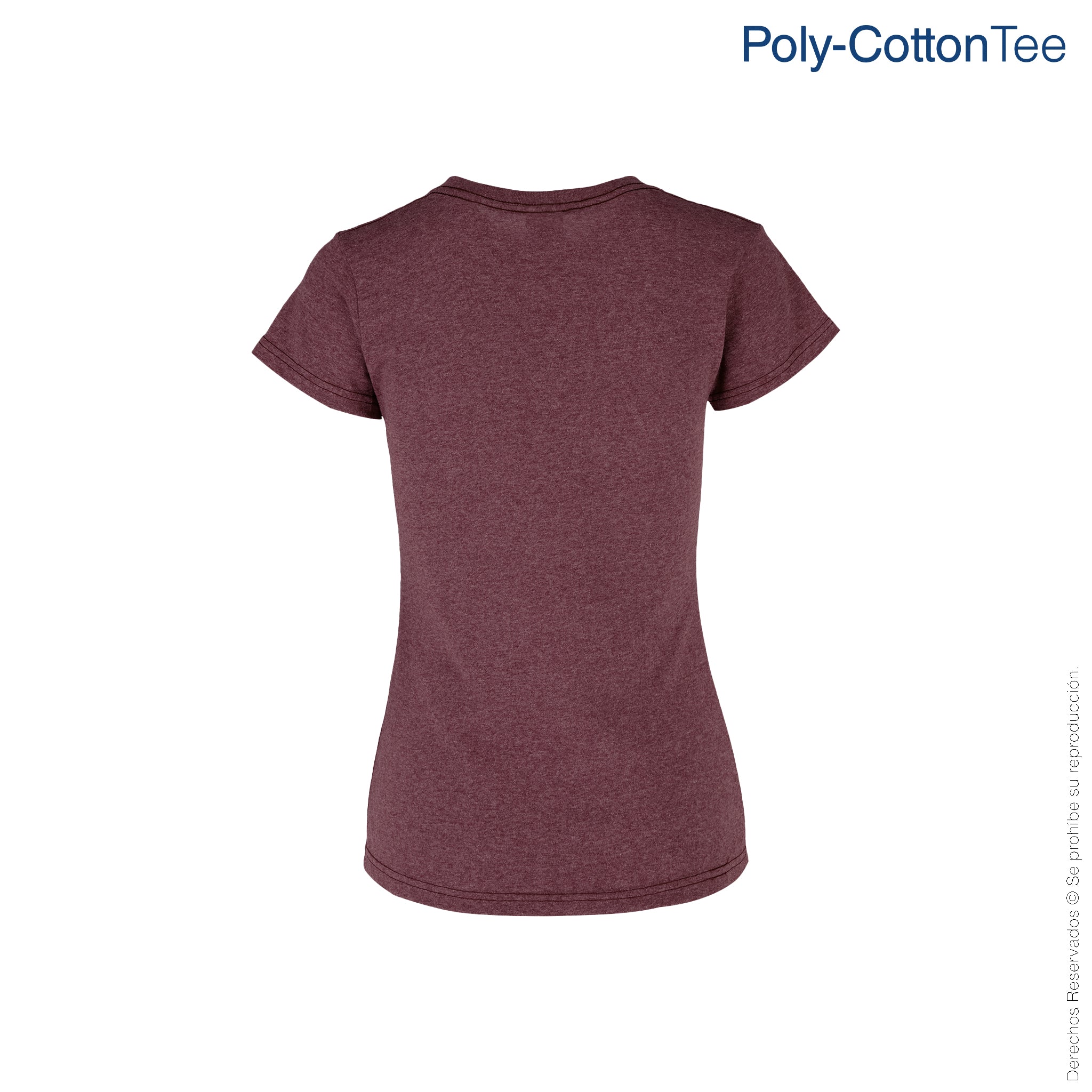 Playera Cuello V Manga Corta D0356 vista 3