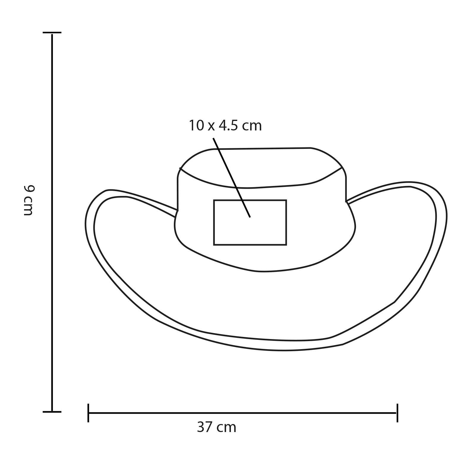Sombrero plegable Mini vista 5