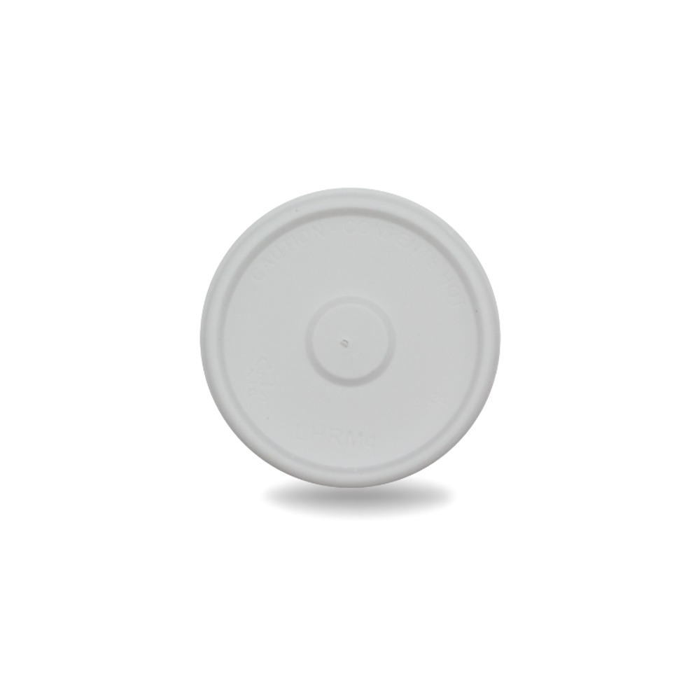 Tapa Plana Para Vaso 4 Oz Blanca