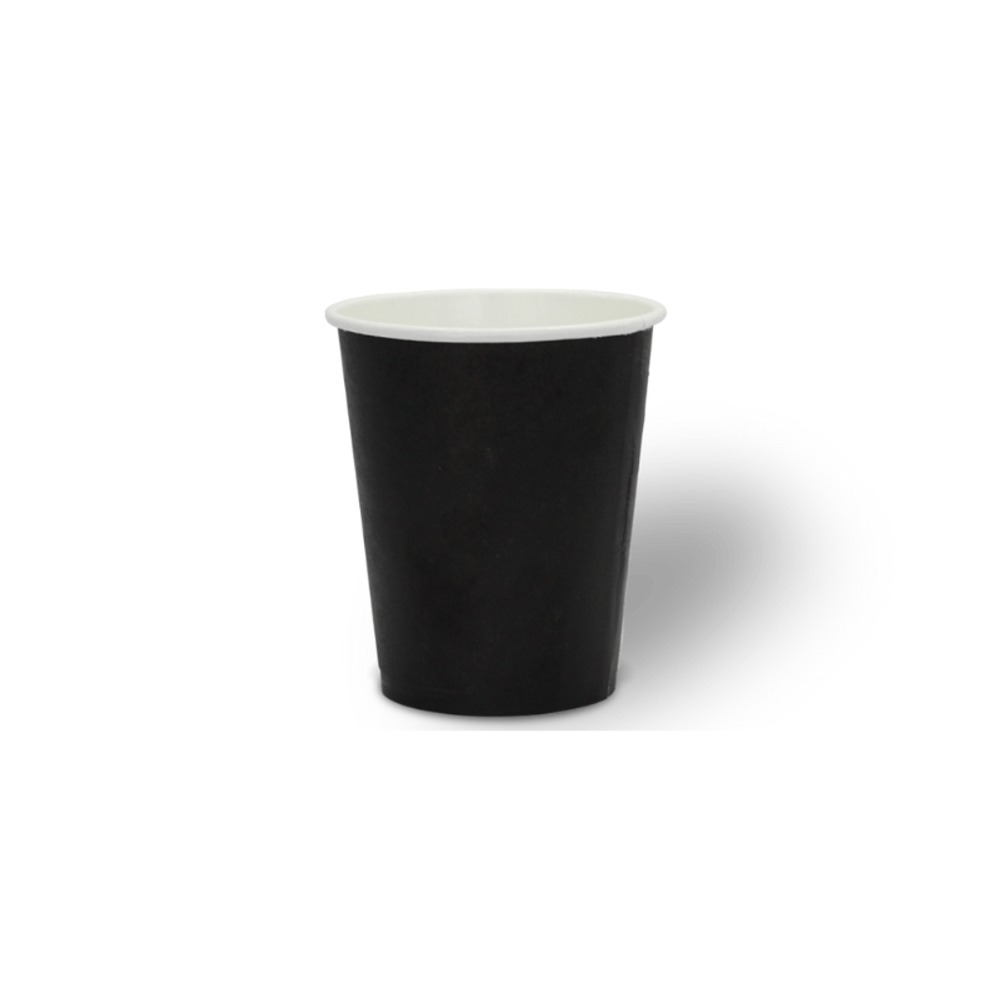 Vaso De Papel Bebida Caliente 12 Oz Negro