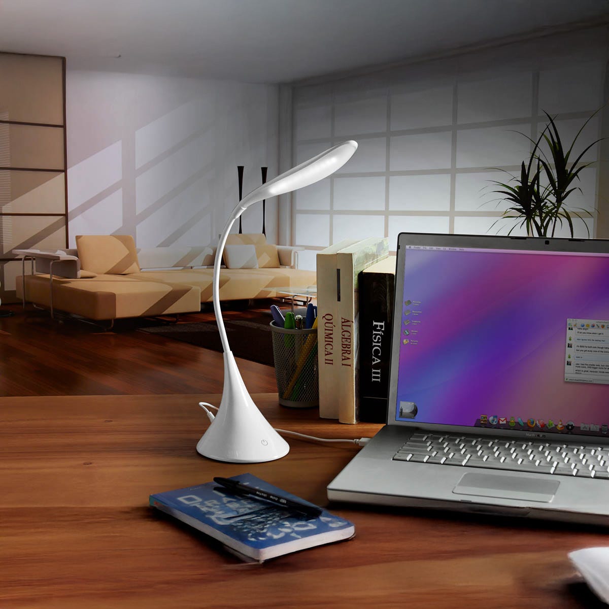 Lámpara Swan vista 4