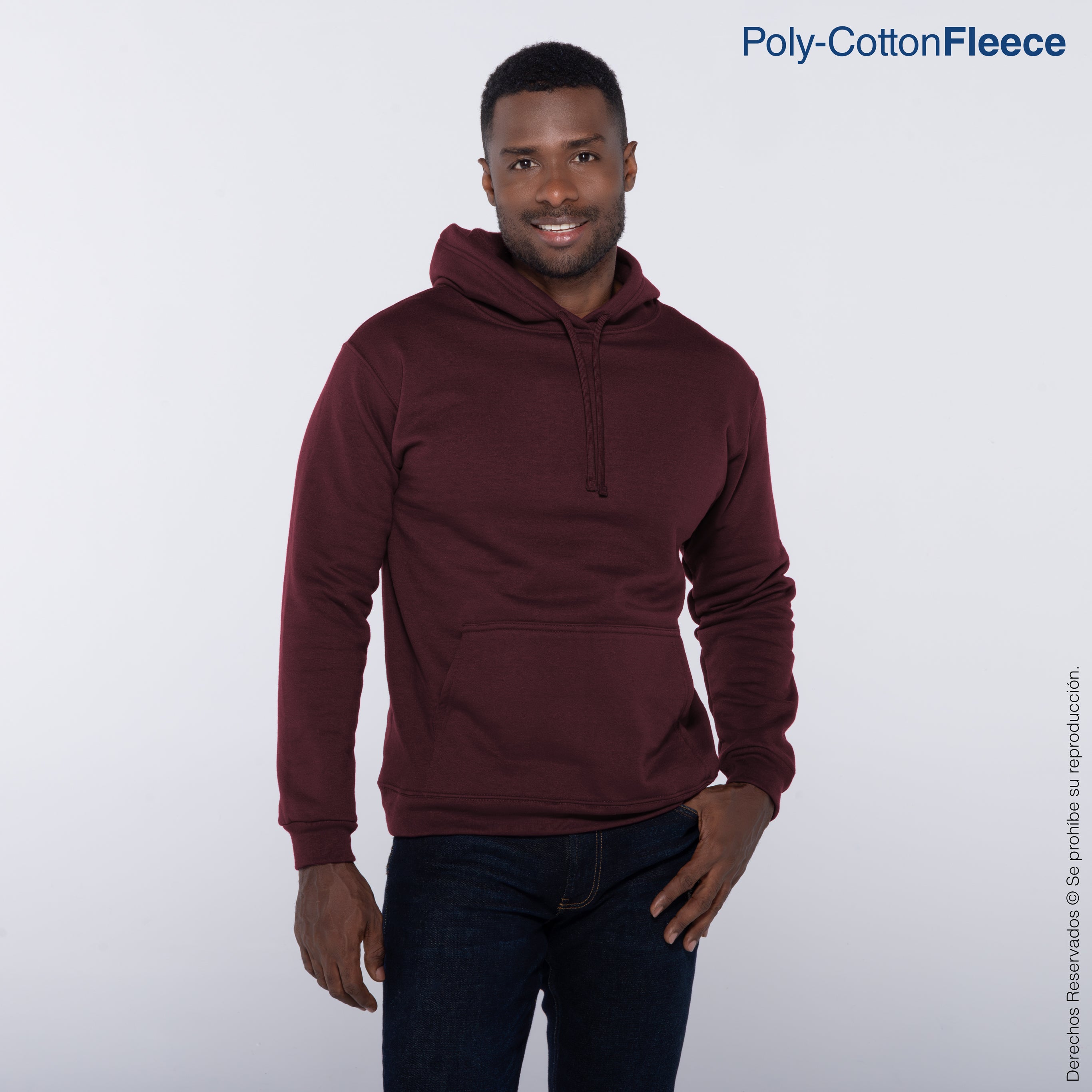 Sudadera con Capucha y Cangurera C0701 vista 2