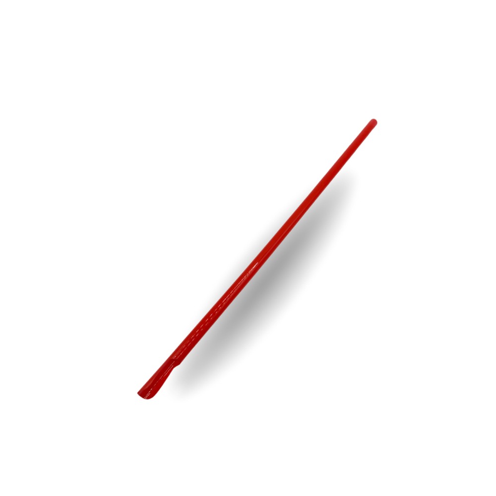 Popote De Celulosa Cuchara Rojo vista 1
