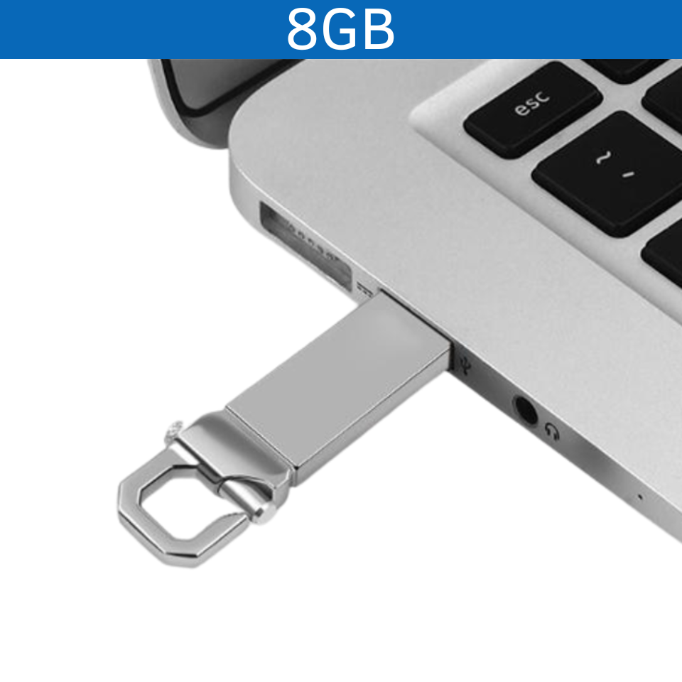 USB Candado 8GB vista 3