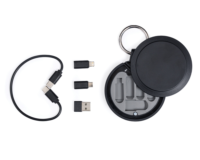 Estuche con cable y conectores para celular Nexus vista 3