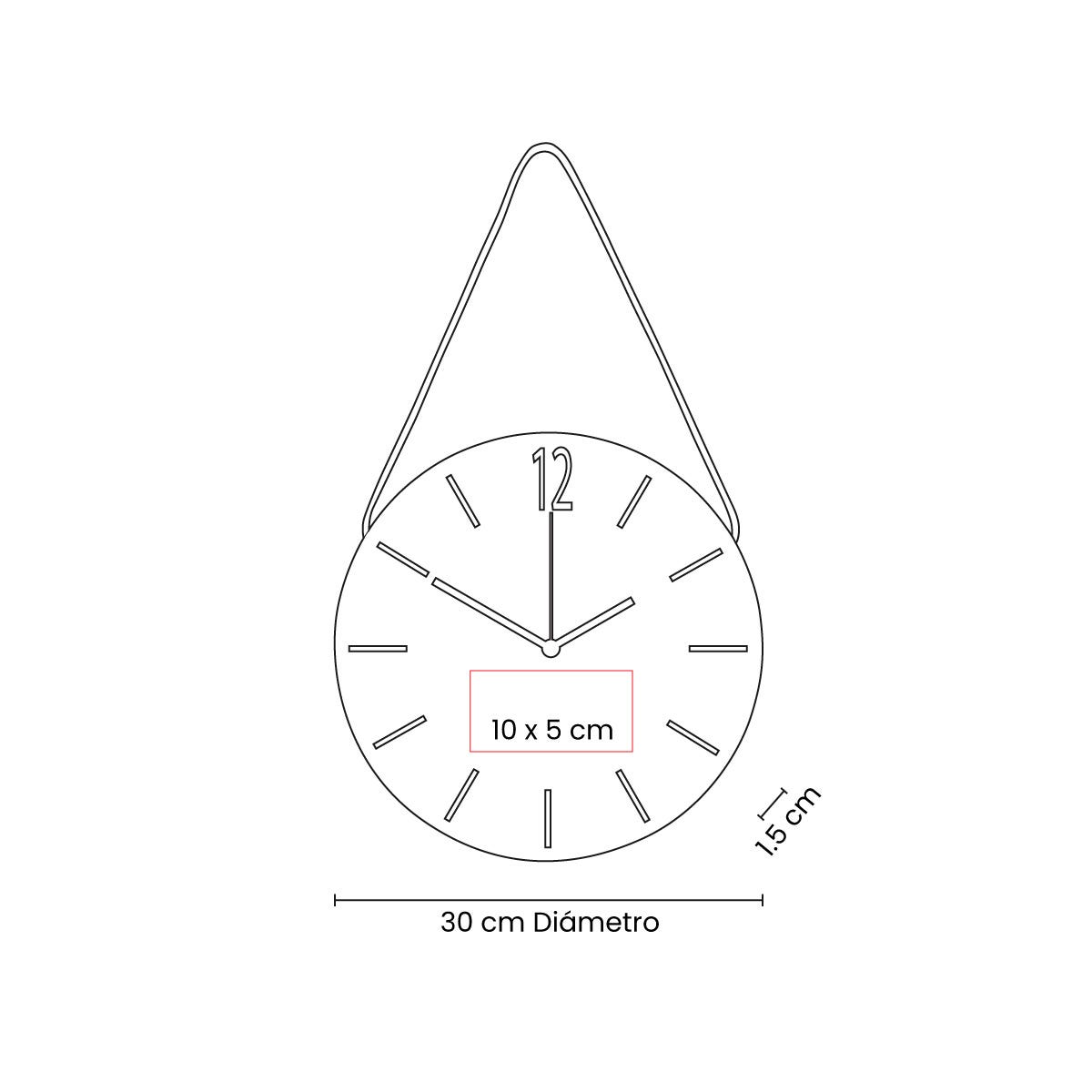 Reloj Jadual vista 2
