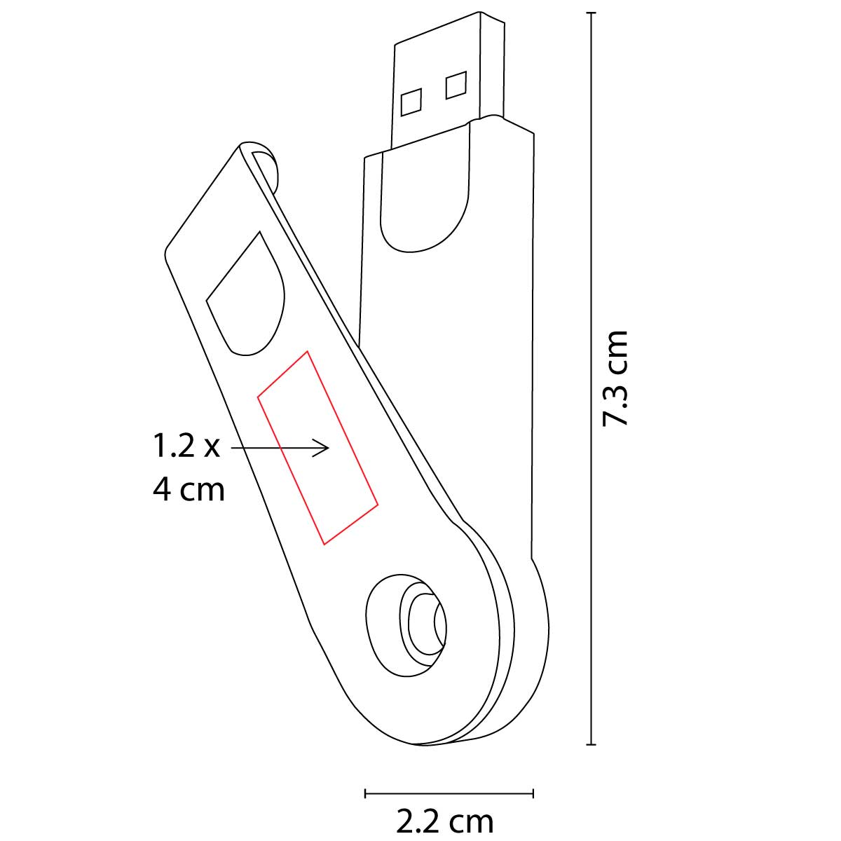 USB Gamka 16 GB vista 3